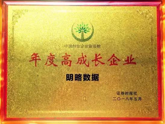 【合作伙伴】明略數(shù)據(jù)獲評《證券時(shí)報(bào)》中國創(chuàng)業(yè)企業(yè)新苗榜“年度高成長企業(yè)”
