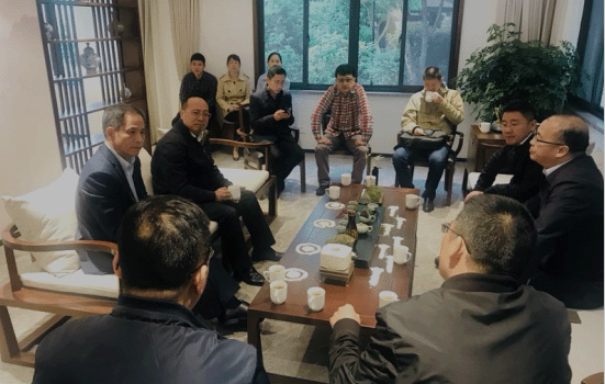 【公司動(dòng)態(tài)】杭州市市委常委、副市長(zhǎng)姚峰一行視察白沙泉并購(gòu)金融街區(qū)并蒞臨天堂硅谷